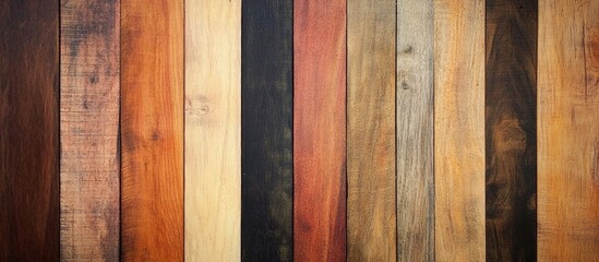 Poster - Textured wooden background with various shades and stains showcasing natural beauty and rustic charm for design and decoration purposes.