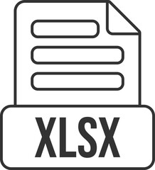 Fototapete - XLSX