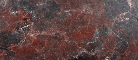 Poster - Red grunge stone background showcasing clear texture ideal for adding custom text or design elements in various applications