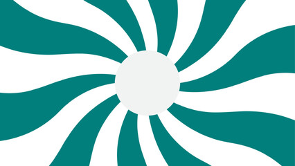 Aufkleber - Abstract background with rays retro starburst. Spiral radial striped pattern beam with rays. Retro explosion white and Green vintage ray sunrise. Green and White spiral twist background.
