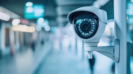 Poster - A conceptual AI-driven security system managed by a cybersecurity expert, safeguarding information.