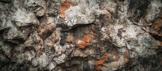 Aufkleber - Textured rock wall with natural earthy tones suitable for backgrounds, design projects, or nature-themed concepts.