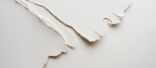 Aufkleber - Textured sandy paper background with torn edges creating an elegant frame for sample text and design elements.