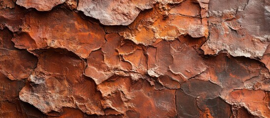 Poster - Rustic red brick texture with natural weathered variations creating a warm and inviting background ideal for design and architectural projects.