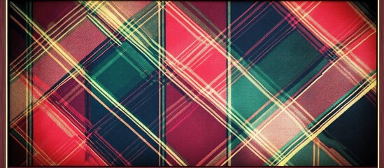 Aufkleber - Colorful Scottish Tartan Seamless Pattern Background for Textile and Design Use