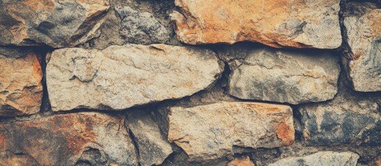 Wall Mural - Vintage rock texture background for design projects featuring aged stone wall surfaces in earthy tones. Perfect for wallpapers and graphics.