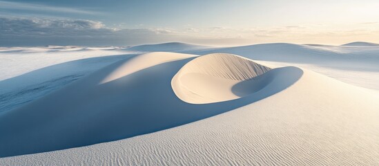 Aufkleber - Rippled sand dunes texture in the Perry Sandhills Australia showcasing unique natural formations under soft sunlight