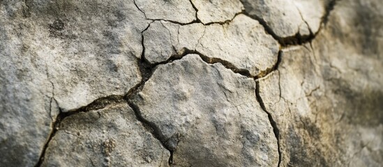 Aufkleber - Cracked rock texture background suitable for various design projects and creative applications