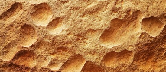Aufkleber - Detailed close-up of unique sandstone texture featuring natural patterns and colors ideal for artistic or architectural design projects.