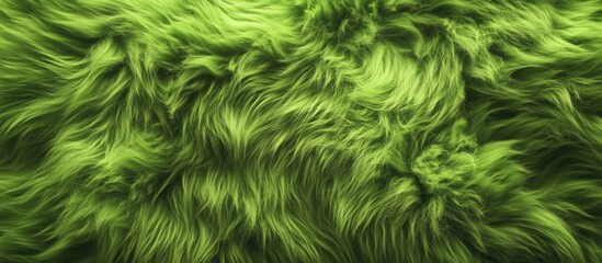 Aufkleber - Green fur texture background ideal for design projects and creative visual applications.
