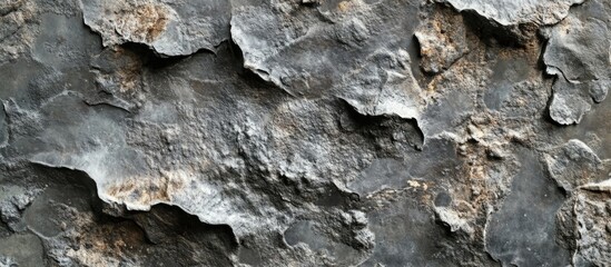 Aufkleber - Textured gray wall surface with weathered layers and subtle variations for backgrounds and design elements.