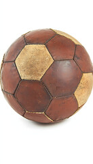 Wall Mural - Old Vintage Leather Soccer Ball