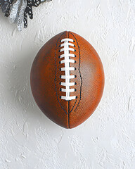 Poster - American Football on White Textured Background