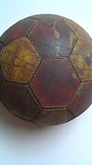 Wall Mural - Vintage Leather Soccer Ball