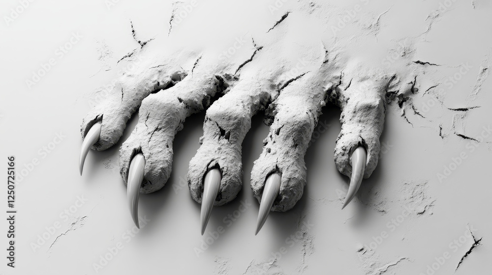 Predators, wild animal claw marks, vector scratches, nail rips, tiger ...