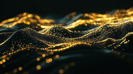Poster - Abstract Waves of Light Particles with Dynamic Flow and Depth