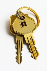 Poster - A collection of keys stacked on top of each other, potentially organized by type or lock