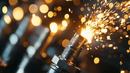 Poster - Spark Ignition from Engine Components with Glowing Fire Particles