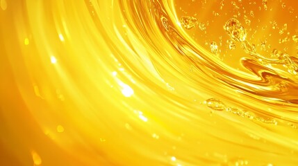 Aufkleber - Dynamic yellow background with abstract shapes, conveying energy, creativity, and modernity. Perfect for contemporary designs, minimalism, and vibrant, eye-catching visuals for digital projects