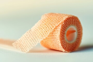 Poster - A roll of cloth tape sitting on a table, ready for use