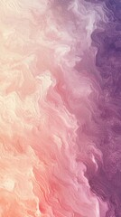 Poster - Abstract artwork featuring a swirling pattern of pastel colors blending seamlessly. The gradient transitions from soft pinks to deep purples, creating a calming and ethereal effect