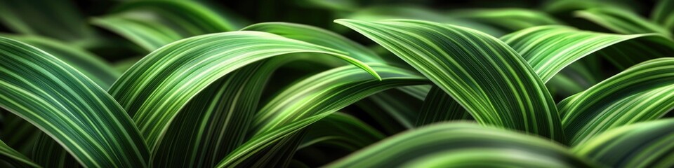 Aufkleber - A detailed view of a group of green leaves, suitable for botanical or nature-themed designs