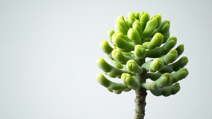 Poster - A pot containing a plant with lush green leaves