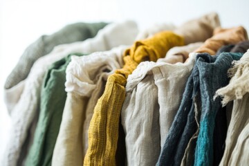 Poster - A rack filled with various clothing items