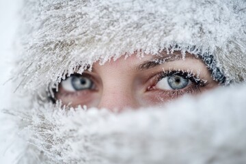 Aufkleber - A close-up shot of a person wearing a hat, perfect for representing an individual's personality or adding a touch of style to a scene