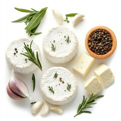 Poster - A simple plate filled with melted cheese, colorful vegetables, and a side of freshness