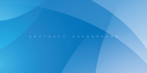 Wall Mural - blue abstract background. vector futuristic transparent curve elements.