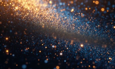 Wall Mural - Abstract image of shimmering particles