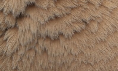 texture of soft, fluffy brown fur