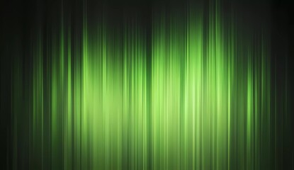 Aufkleber - Abstract green northern lights background with a gradient, black color background