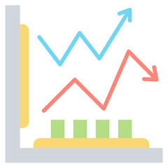 Poster - Line Graph Icon