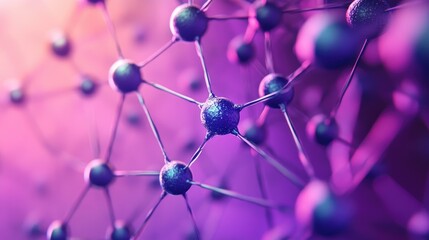 Poster - D visualization of nanoparticles forming a complex lattice.