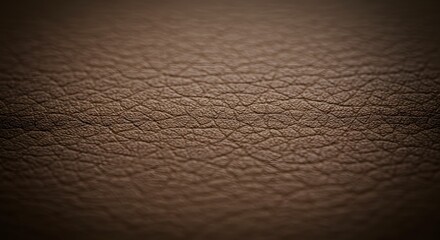 abstract brown leather grain texture background. soft, tactile surface with fine, natural grain patt