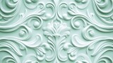 Elegant White Floral Wall Design Pattern