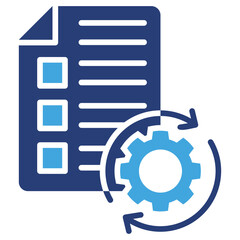 Poster - Execute icon sheet multiple style collection