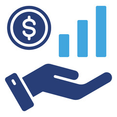 Poster - Investment icon sheet multiple style collection