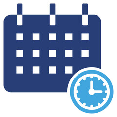 Poster - Schedule icon sheet multiple style collection