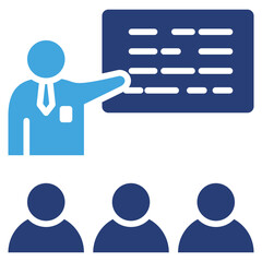 Poster - Training icon sheet multiple style collection