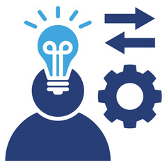 Poster - Initiative icon sheet multiple style collection
