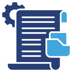Poster - Documentation icon sheet multiple style collection