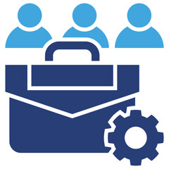 Poster - Employee icon sheet multiple style collection