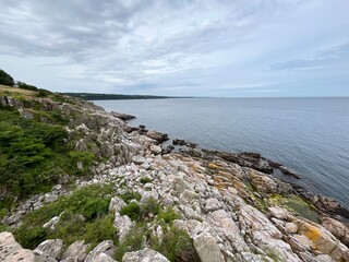 Wall Mural - rocky coast of the sea