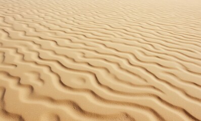 Wall Mural - Waves of sand in a desert landscape