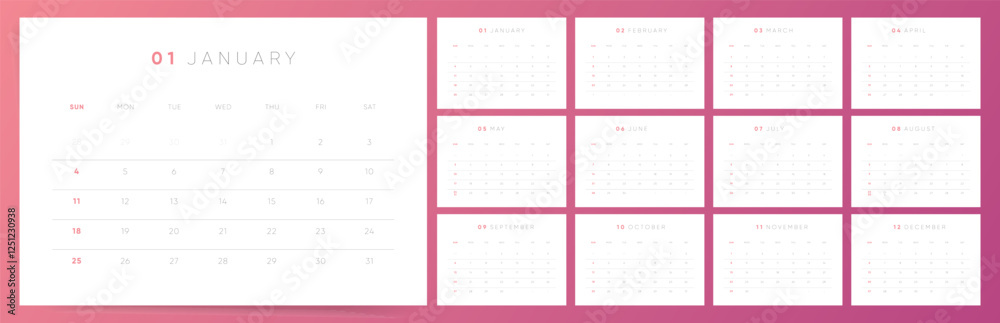 MOD LES DE CALENDRIER 2026 GRATUITS IMPRIMER ET REMPLIR visual data 4
