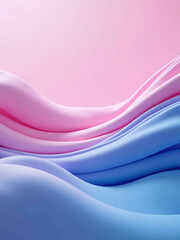 Aufkleber - A Smooth Graphic Background With Abstract Lines In Pink And Blue Colors Featuring A Banner At The Top. 00001