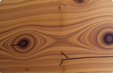Poster - Exotic Wood Tree Veneer Texture Is Characterized By Distinctive Patterns And Rich Grain Structure Of The Imbuia And Pomele Species. 00001